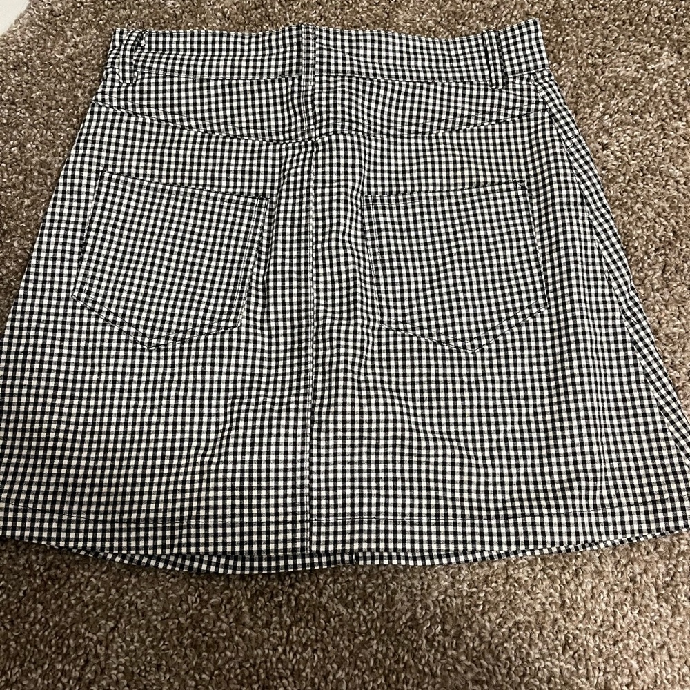 Checkered skirt